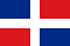 Drapeau du pays : République Dominicaine