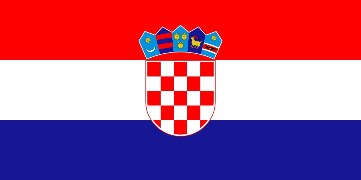 Drapeau du pays : Croatie