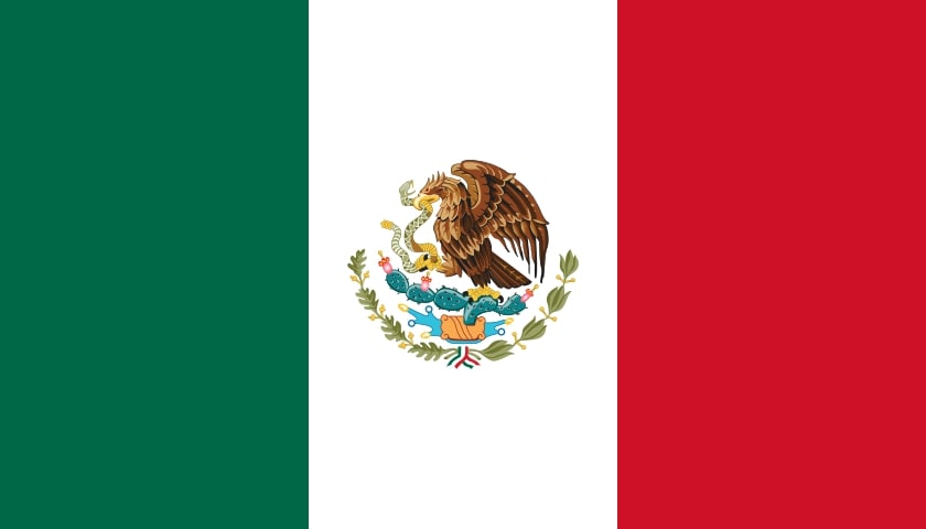 Drapeau du pays : Mexique